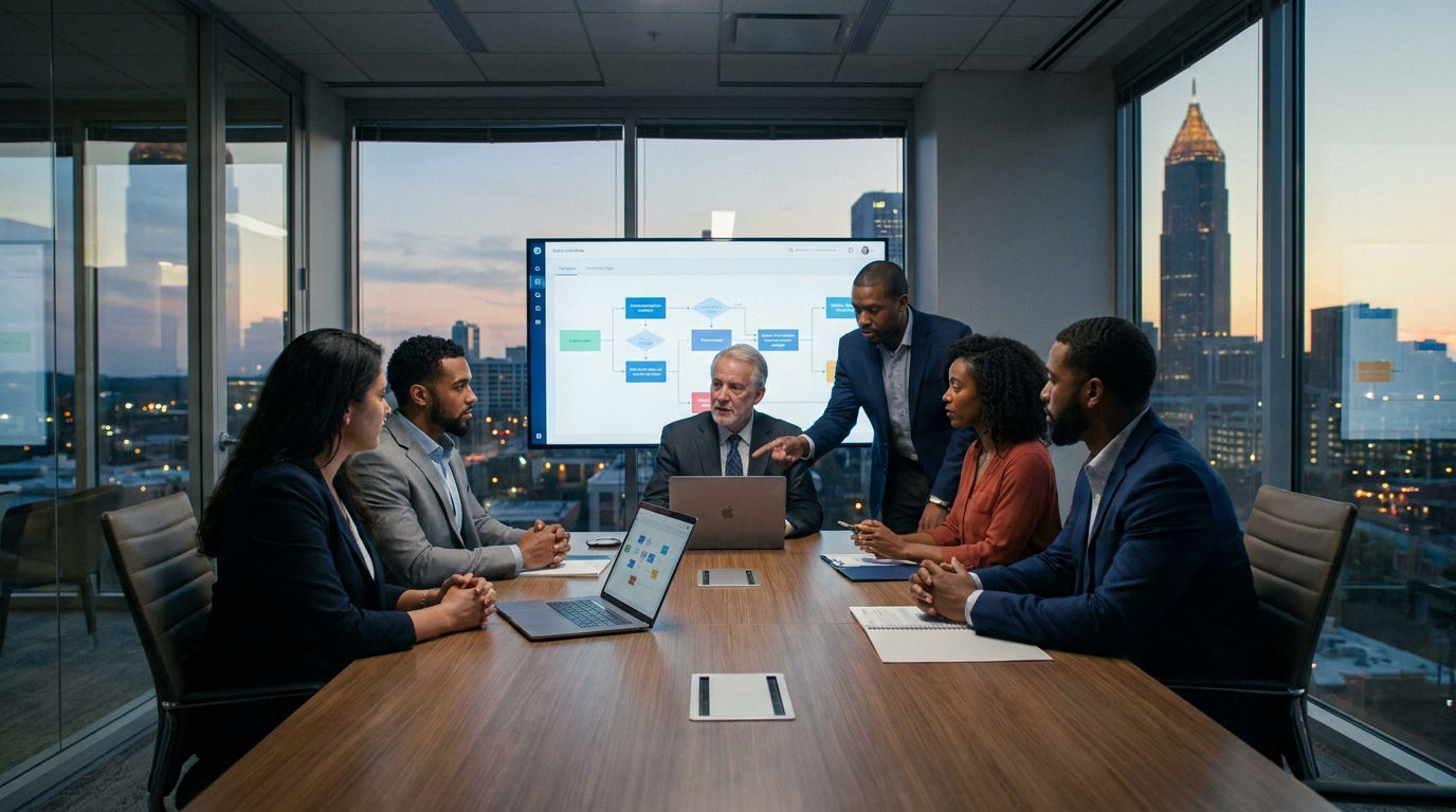 Strategic workflow automation and consulting session